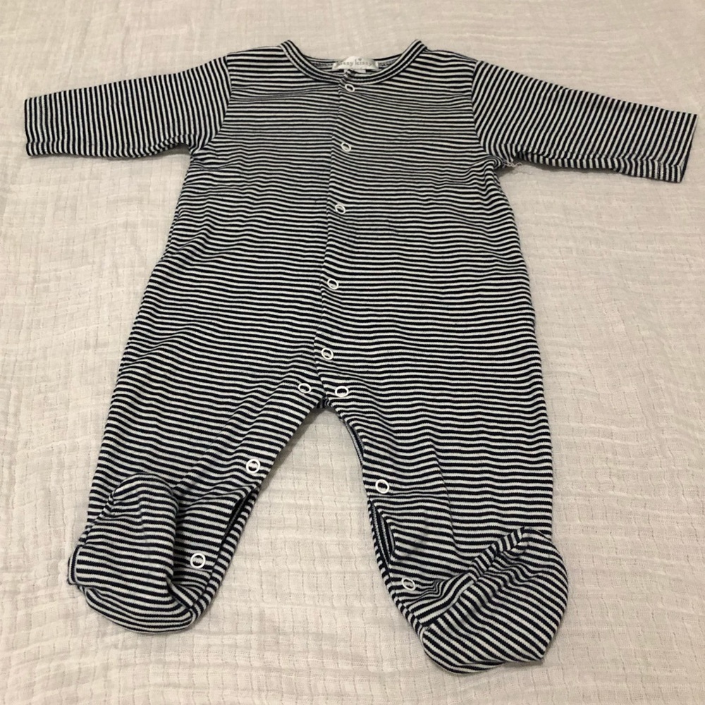 Kissy Kissy Unisex Striped Footie